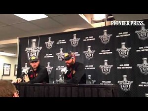 Johnny Oduya on the Blackhawks' two third period penalty kills against the #mnwild. Video: