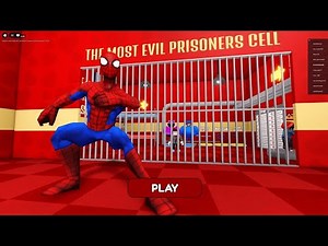 Escaped the spiderman in Roblox full gameplay