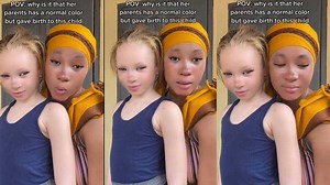 "She looks like you": Video of fine baby girl who looks like Oyinbo goes viral