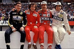 4.6K views · 48 reactions | In 1986 Bernie Ecclestone got a select quartet of F1 drivers together on the pit wall at Estoril who'd eventually take 11 F1 titles. Fast forward to 2024 and we recreated a similar scene with Alex Summers, Wallace Menzies, Matthew Ryder and Trevor Willis (eight British Championships to date). Thanks to Tom Gay for the idea! #shelsleywalsh | Shelsley Walsh | Facebook