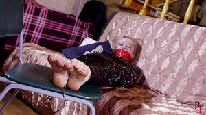TickleTherapy - Olesya Complete Duct Tape Mummification Part 2