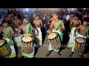 Procession of Koovagam Festival on the streets of Tamil Nadu