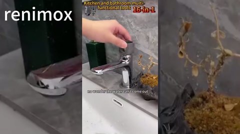 All in One Wrench Tool Set for Faucet, Multifunctional 16 In 1 Wrench Tool Set for Faucet, Multi-Function Kitchen And Bathroom Spanner Suitable for All Kinds of Taps (1PCS)