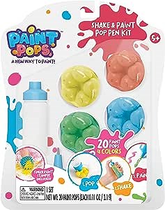 WowWee Paint Pops -Shake & Paint Pop Pen Kit, Multicolor