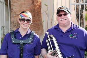 Father, daughter duo travel to Palm Springs, perform in Pride festival