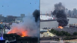 Major explosion outside O2 leaves people baffled until they find out what it actually is