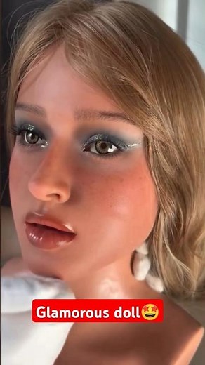 "Glamorous Giant Doll in Real Life?! | Ultra-Realistic Look!" #beauty #doll #shortvideo