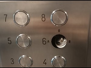 Elevator key switch replace to normal button