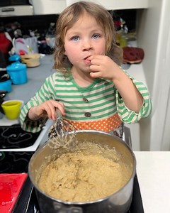 91K views · 10K reactions | Bridgette cooks homemade cornmeal MUSH?!?  | Plant Based Gabriel | Facebook