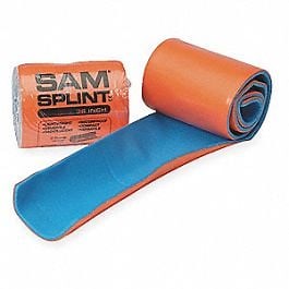 SAM Medical Blue & Orange Modable Splint