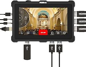 RGBlink TAO 1pro NDI Video Switcher Live Video Streaming Encoder Decoder Stream simultaneously to Facebook Live, Twitch, YouTube, and Twitter Live Video Streams