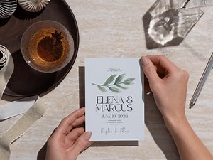 Faire-part de mariage blanc - Etsy France