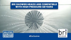 Did you know: Bri taps and shower heads are compatible with high pressure geysers. Make sure to invest in quality taps, mixers and fittings. Find this exclusive range at any of our stores nationwide. #Exclusive #BRI #SeriousAboutQuality | Halsted Builders Express