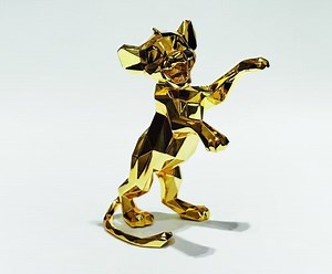 Disneyland Paris Presents Simba Ornament by Richard Orlinski | Chip and Company