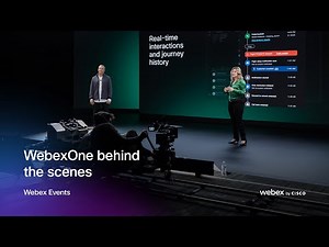 WebexOne Behind the Scenes