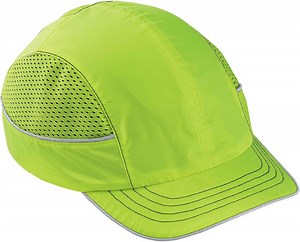 [Hot Item] Fluorescent Green Breathable Customized Safety Helmet Bump Baseball Cap Head Protection Hard Hat