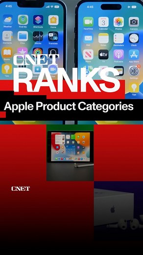 We are back with another CNET Ranks! This week we give you our Top 5 Apple Product Categories. #iPhone #iPod #MacBook #AirPods #Tech | CNET
