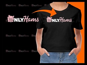 Only Hams Pig Logo PNG, Funny Slogan, Animal Illustration, Clip Art, Graphic Design, Printables, DIY Projects, Craft Supplies, Downloads - Etsy Canada