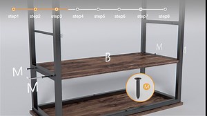 Redriver Kitchen Baker's Rack Microwave Stand - 4-Tier Coffee Bar Table with 2 Wire Baskets, 35.4" Kitchen Shelf Organizer Storage Rack for Spices, Pots, and Pans - Coffee Bar Dark Grey