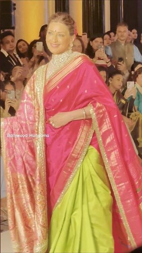 💗 Timeless BEAUTY #sonalibendre walks the ramp like a princess for #manishmalhotra #shorts
