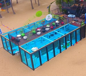 [Hot Item] Inground Pool Prices 20FT 40FT Swimming Pool Shipping Container Pools for Sale