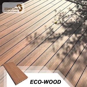 [Hot Item] Wood Grain Waterproof and Fireproof WPC Co-Extrusion Decking for Garden
