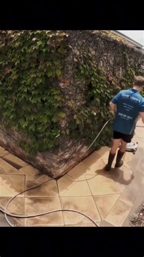 Pressure wash dirty and spotted concrete slabs #cleaning #cleaningservice #virals #fypシ゚ | Cleaning house