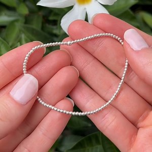 ⭐⭐⭐⭐⭐ | Beaded Stack Bracelet "Love this petite beaded bracelet. I bought this to complement some other beaded bracelets I have. As soon as I opened the box, I started wearing it. It’s perfect and very light to wear" - Marietta Shop now: https://bit.ly/beadstack2mm | Inspiranza Designs