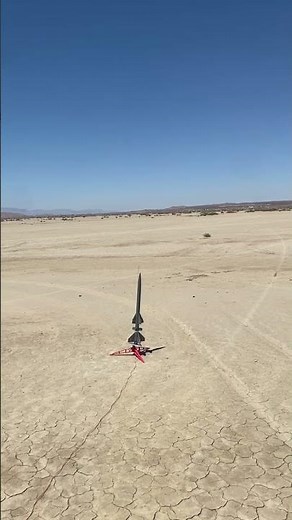 2 stage model rocket “Sasha” last launch
