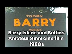 📽 Barry Island and Butlins - Amateur 8mm cine film - 1960s