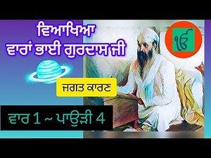 ਭਾਈ ਗੁਰਦਾਸ ਜੀ ਦੀ ਵਾਰ 1~ਪਾਉੜੀ 4 ,Bhai Gurdas Ji, #Gurbani Vichar