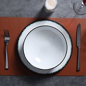 [Hot Item] Modern Black White Fine Bone China Manufacturers Restaurant Plates Dinnerware Set