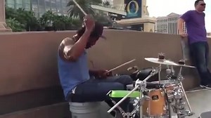 Amazing Vegas Street Drummer 😲🥁 | Sin City Las Vegas
