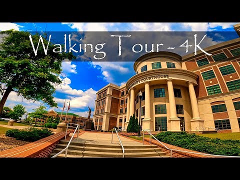 Cumming, GA - City Walking Tour - Suburb in Georgia, USA - 4K