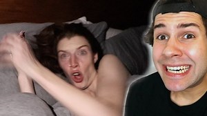 We CAUGHT HER IN BED LIKE THIS! 🤣 | David Dobrik