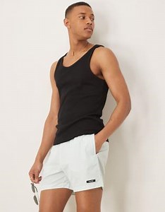 Calvin Klein drawstring swim shorts in mint green | ASOS