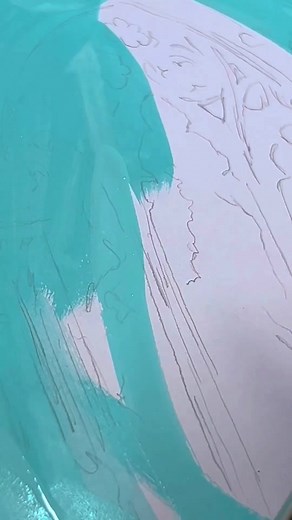 Creative Landscape Painting with Ornate Window Frames