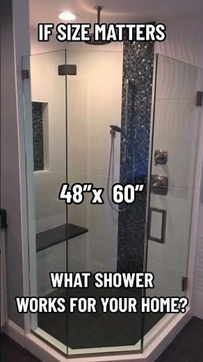 2023 Top Shower Sizes. What Fits Your Home? #design #diy #aesthetic