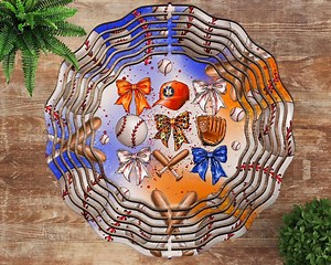 Baseball Wind Spinner Png, Baseball Wind Spinner, Baseball Design Wind Spinner, Baseball Design, Sublimationsdesign, digitaler Download, Baseball - Etsy.de