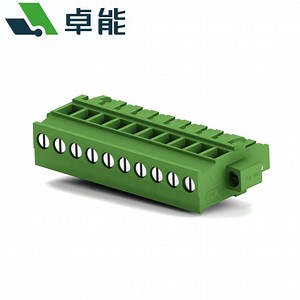 [Hot Item] Pluggable Terminal Block Connectors 5.08mm Pitch with Flange 300V/10A