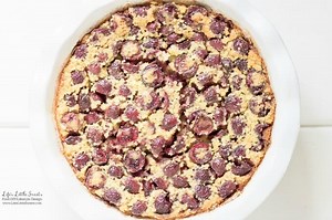 Cherry Clafoutis Recipe - Red Cherries, Flour, Milk, Eggs - Life's Little Sweets