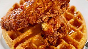 Cooking with Chef Bryan - Chicken and Waffles with Mango Syrup