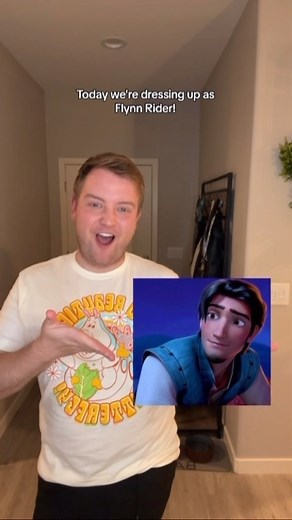 125K views · 2.7K reactions | Flynn Rider Costume! #disney #tangled #funnyreels #disneyreels #mrthomasenglish | Mrthomasenglish | Facebook