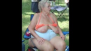 Huge Granny Tits Jerk Off Challenge To The Beat