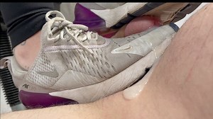 A Nike 270 Shoejob Experience - Sneaker fetish, Shoejob and POV views on well worn Nike sneakers - cumshot on the sneakers - 4k quality | Clips4sale