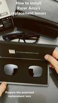How To Install Razer Anzu’s Replacement Lenses #razer #smartglasses #technology #howto #singapore