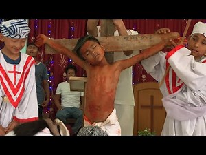 Skit drama Jesus died on the cross