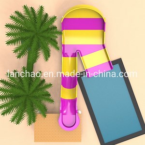 [Hot Item] Small Boomerango Slide Pool Water Park Slide for Family