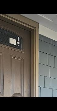 Aluminum capping around door install