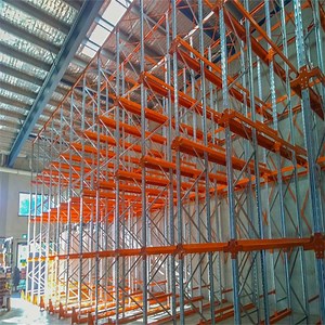 [Hot Item] Double Deep Cold Storage Pallet Racking Reinforced Steel Uprights